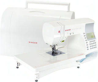 Singer Quantum Stylist 9960 Sewing Machine - Professional results, huge amount of stitch patterns, extension table, hard cover, multiple fonts - New 2025 model