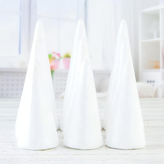 Polystyrene Cones - 20cm (3 Pack)
