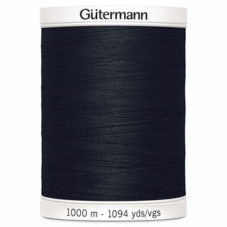 Gutermann Sew-All Thread 1000m - Black (#000)