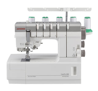 Janome CoverPro 3000 Professional Coverstitch machine with top cover stitch