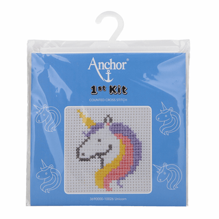 Anchor My 1st Counted Cross Stitch Kit - Unicorn