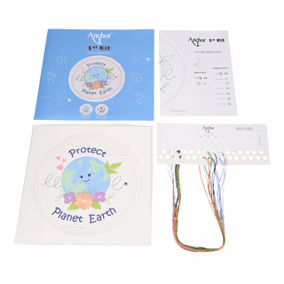 Anchor My 1st Embroidery Kit - Save Our Seas