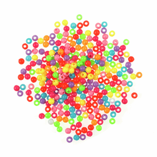 Assorted Plastic Beads - 20g - Sewing and Crafting Outlet