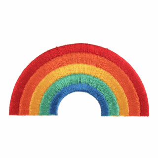 Trimits Iron-On/Sew On Motif Patch - Rainbow