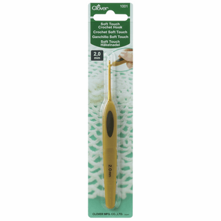 Clover Soft Touch Crochet Hook - 13cm x 2.00mm