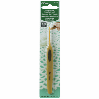 Clover Soft Touch Crochet Hook - 13cm x 2.25mm