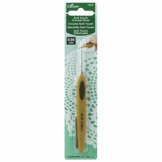 Clover Soft Touch Crochet Hook - 12.5cm x 0.90mm