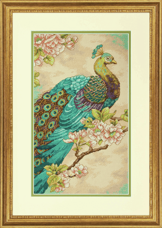 Counted Cross Stitch - Indian Peacock