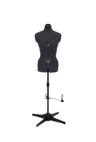 Adjustoform Elizabeth Tailormaid Limited Edition Dress Form with Stand and Base - Bundle with Accessory Kit - Heavy Duty Adjustable Dress Form with 8 part body and 11 adjusters - Dress sizes from 6 to 24