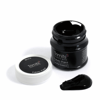 Trimits Fabric Paint Pot 50ml - Black