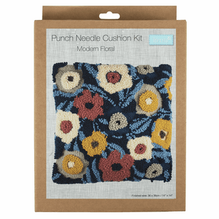 Trimits Punch Needle Cushion Kit - Modern Floral