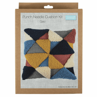 Trimits Punch Needle Cushion Kit - Geo