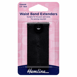 Button Waistband Extender - Black