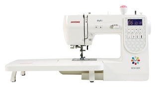 Janome M50 QDC Sewing Machine - includes extension table, hard cover and bonus package