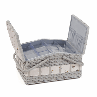 Bee Wicker Basket Sewing Box - Large - Sewing and Crafting Outlet