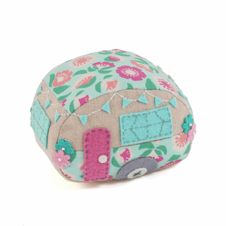 Caravan Appliqué Pincushion