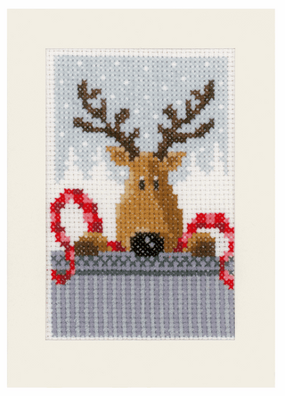 Counted Cross Stitch Greeting Card Kit - Xmas Buddies (set of 3)