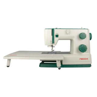 Necchi Master Quilter Q421A - Heavy weight sewing motor with 1000 stitches per minute, extension table, stainless steel bedplate