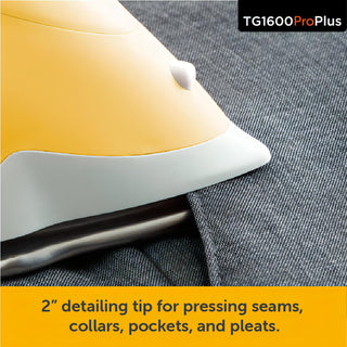Oliso ProPlus Auto-lift Smart Iron TG1600 pro plus ** new model now with FREE MINI pressing board exclusive to the Outlet ** - For general ironing, plus features for quilters and sewists