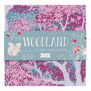 Tilda - Woodland Charm Pack - 12.5cm / 5in squares - 40 Pieces (20 designs) - Assorted * Limited Edition *