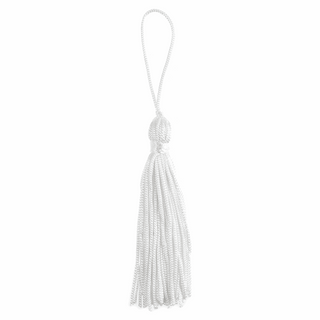 Trimits White Tassels - 13cm (Pack of 10)