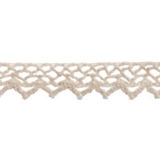 Bowtique Cream Cotton Lace - 5m x 10mm