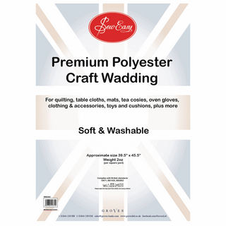 Sew Easy 2oz Poly Wadding - 100 x 115cm (39.5 x 45.5in)