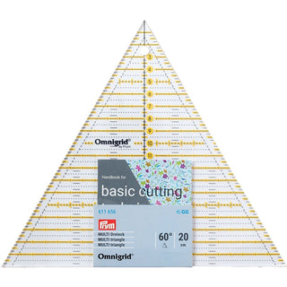 Prym Omnigrid Triangle Multi Ruler - 60 Degree / 20cm